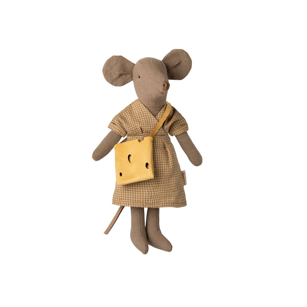 SOURIS MAMAN - MARRON LEGER
