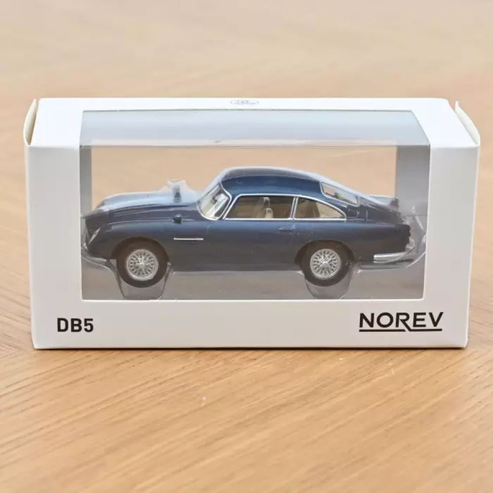 ASTON MARTIN DB5 1963 BLEU SIERRE 1/43 -Norev