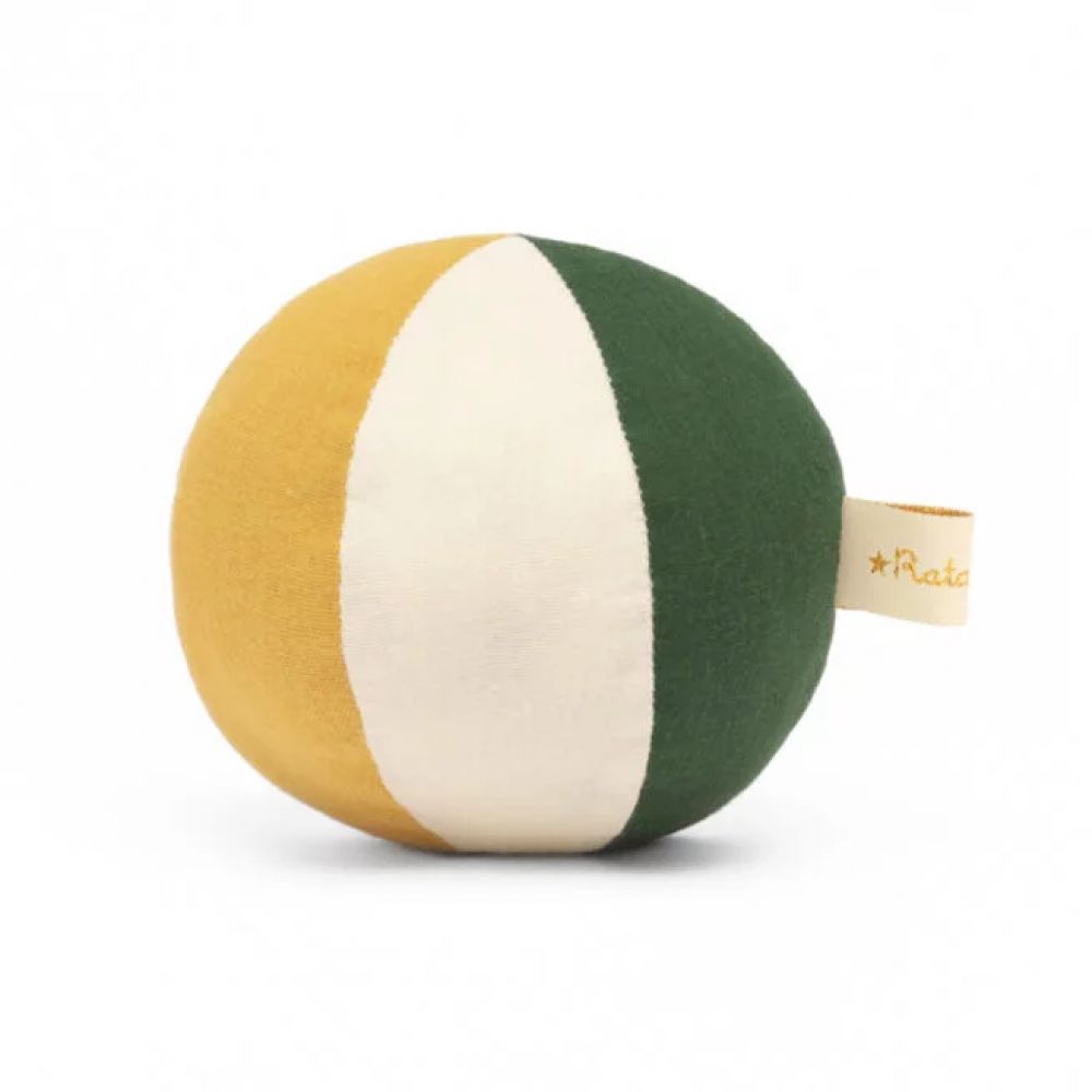 RATATAM - BALLE TISSUS BEBE 10CM