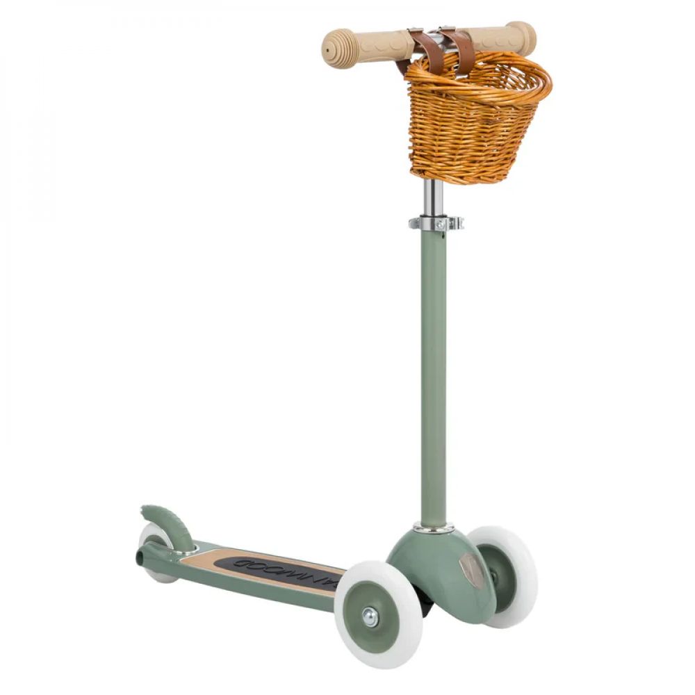 TROTTINETTE VINTAGE 3 ROUES FOREST VERT -Banwood