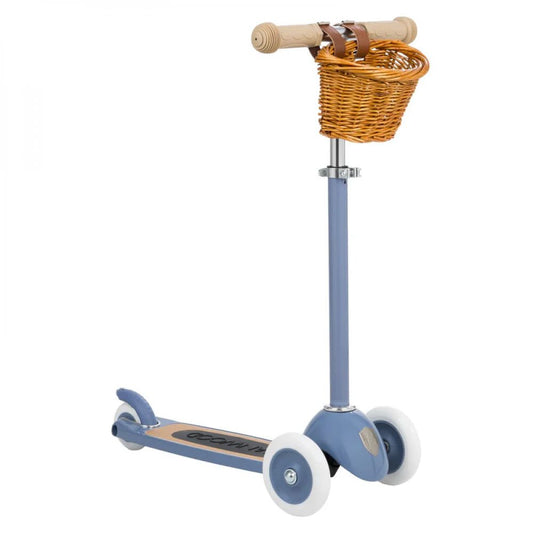 TROTTINETTE VINTAGE 3 ROUES BLUE -Banwood