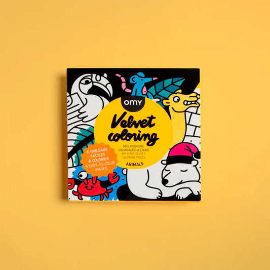 OMY - VELVET COLORING - ANIMALS