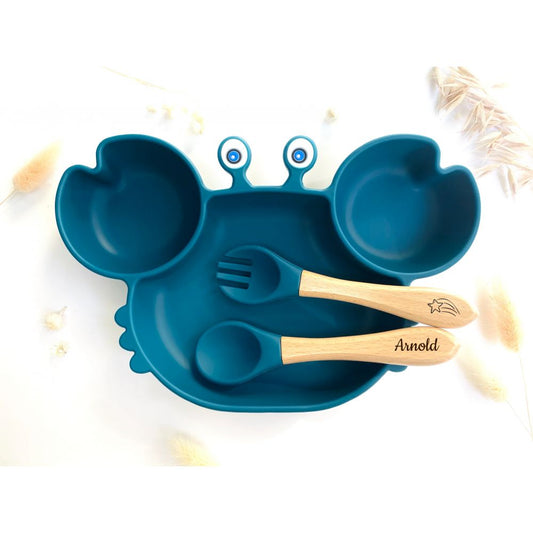 GAB L'ASSIETTE CRABE BLEUE MARINE