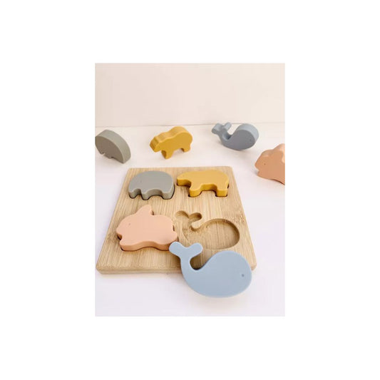 PUZZLE SILICONE  ET BOIS