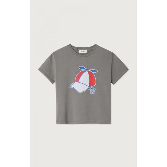 AMERICAN VINTAGE - T-SHIRT DROIT MC COL SOURICETTE VINTAGE 3-6