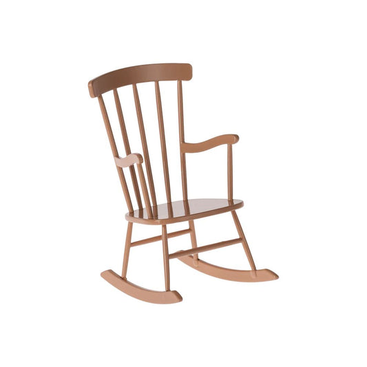 MAILEG - CHAISE A BASCULE, MINI SOURIS - ROSE POUDRE