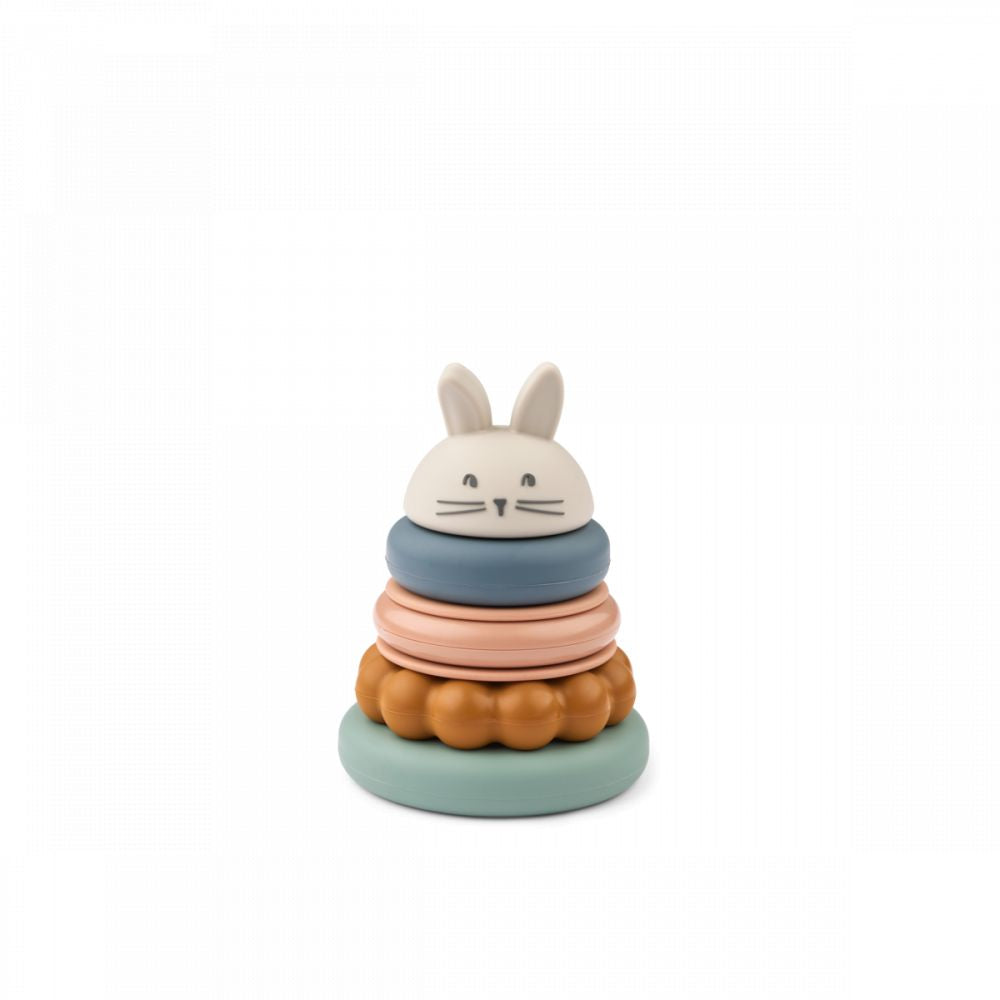 TOUR D'EMPILAGE DONATA EN SILICONE  - SANDY MULTI MIX -Liewood