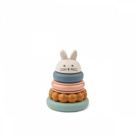 TOUR D'EMPILAGE DONATA EN SILICONE  - SANDY MULTI MIX -Liewood
