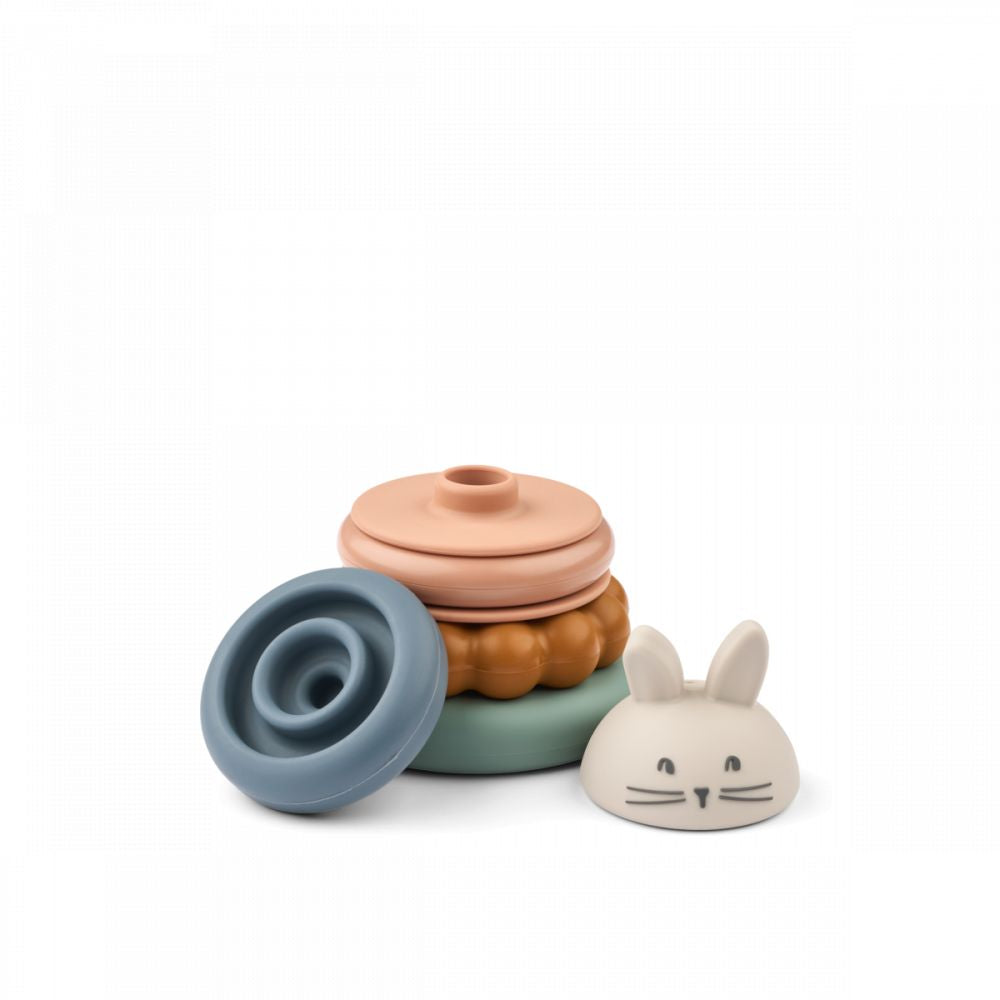TOUR D'EMPILAGE DONATA EN SILICONE  - SANDY MULTI MIX -Liewood