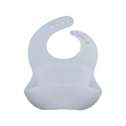 BAVOIR EN SILICONE AVEC POCHE SILKY BLEU GLACIER -Choo