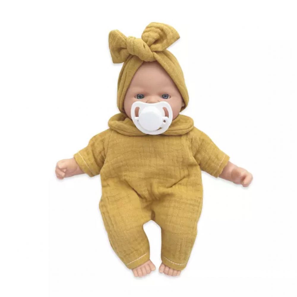 WOOKIDS TOYS - POUPEE 26CM - NINA BOBBLE MOUTARDE