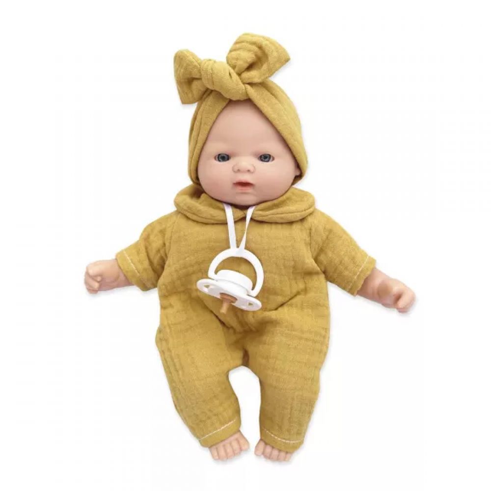 WOOKIDS TOYS - POUPEE 26CM - NINA BOBBLE MOUTARDE