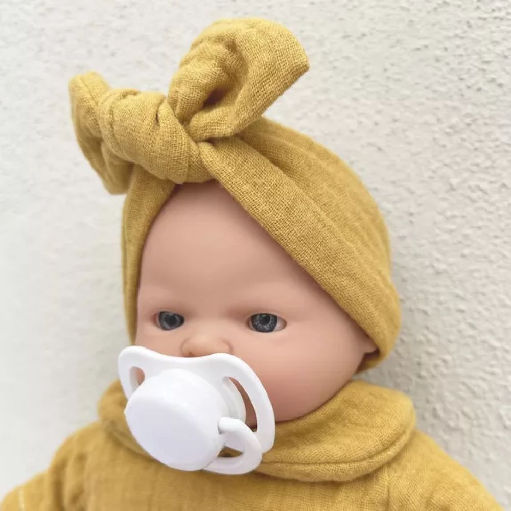 WOOKIDS TOYS - POUPEE 26CM - NINA BOBBLE MOUTARDE