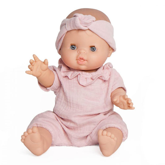 POUPEE 36CM - CHARLOTTE BOBBLE ROSE -Wookids Toys