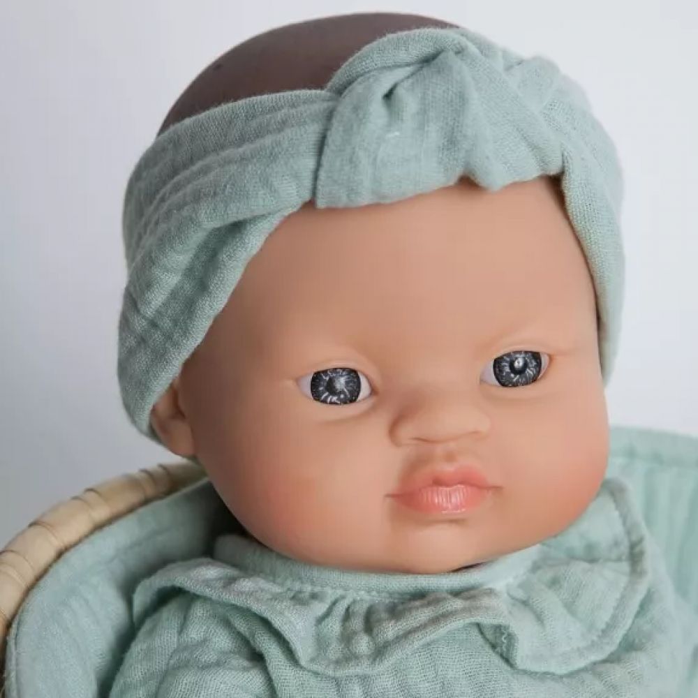 WOOKIDS TOYS - POUPEE 36CM - PAULA BOBBLE VERTE