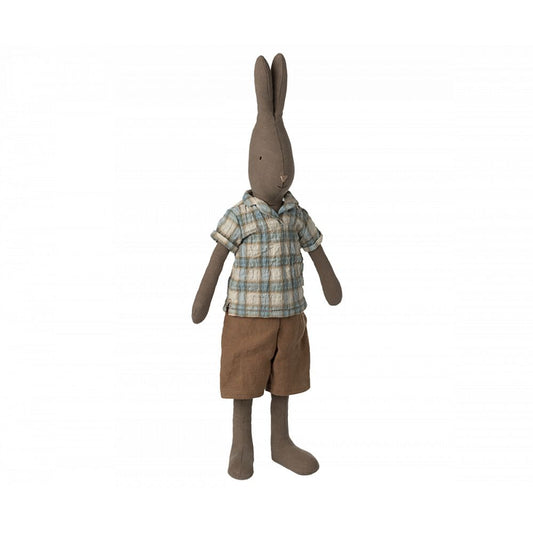 LAPIN TAILLE 3 - MARRON, CHEMISE ET SHORT -Maileg