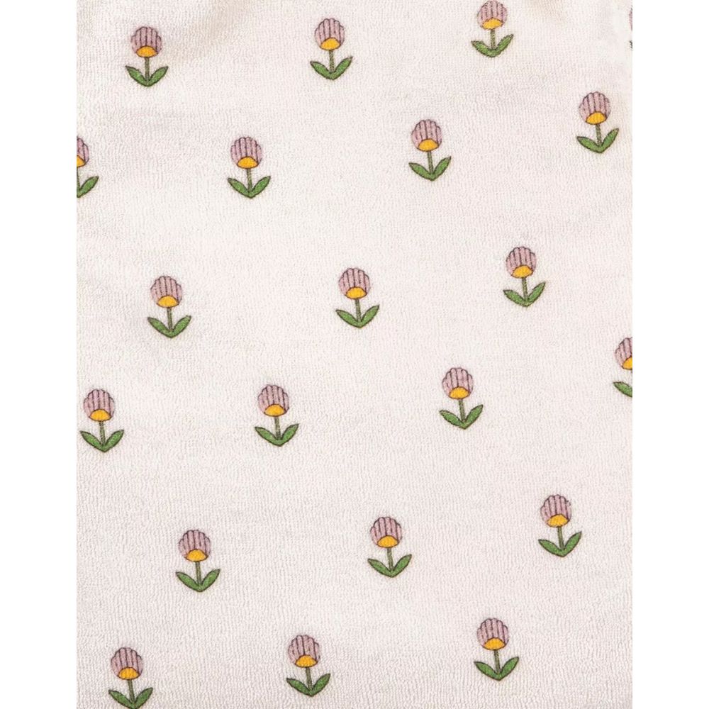 MINIKANE - BABIES - PEIGNOIR EN MOLLETON EPONGE FLEURS DOUCES EMILE & IDA