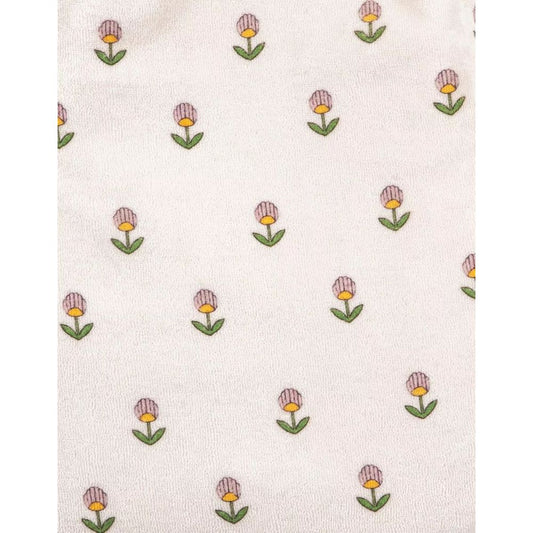 MINIKANE - BABIES - PEIGNOIR EN MOLLETON EPONGE FLEURS DOUCES EMILE & IDA
