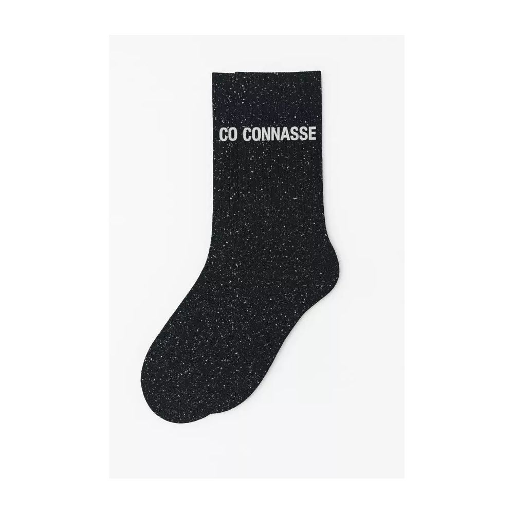WOOM - CHAUSSETTES "CONNASSE" A PAILLETTES NOIRES