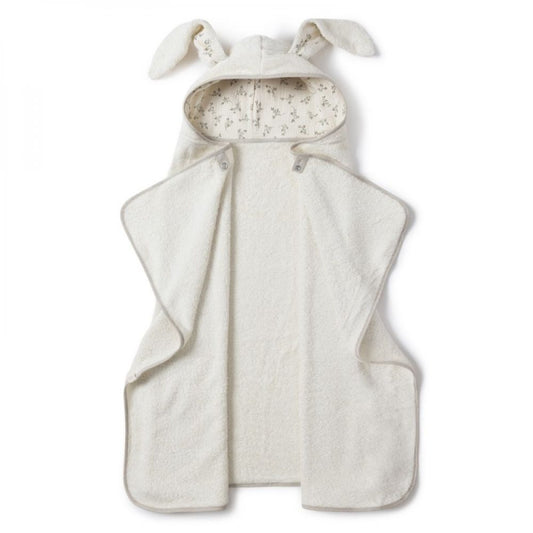 BABYSHOWER - CAPE DE BAIN BUNNY LARGE OLIVE BLOOM