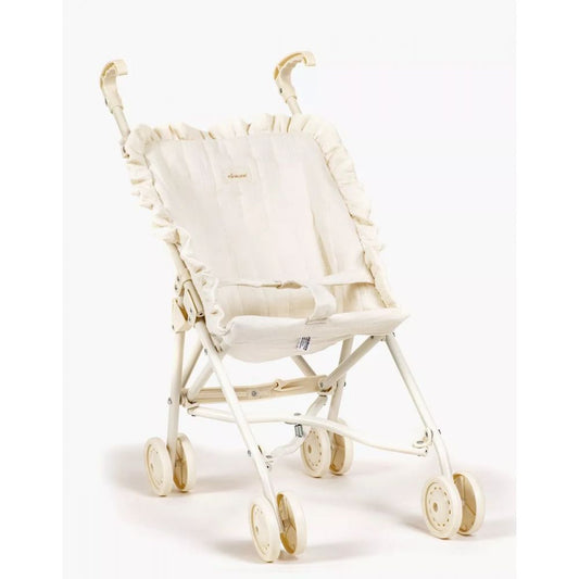 MINIKANE - POUSSETTE A VOLANT EN GAZE DE COTON MASTIC