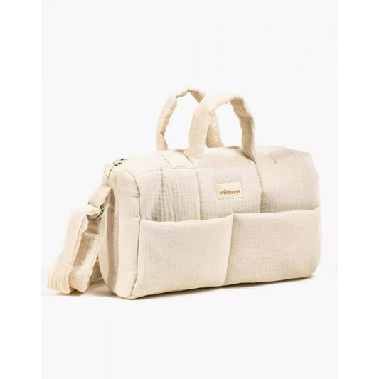 SAC A LANGER POUPEE EN GAZE DE COTON MASTIC -Minikane