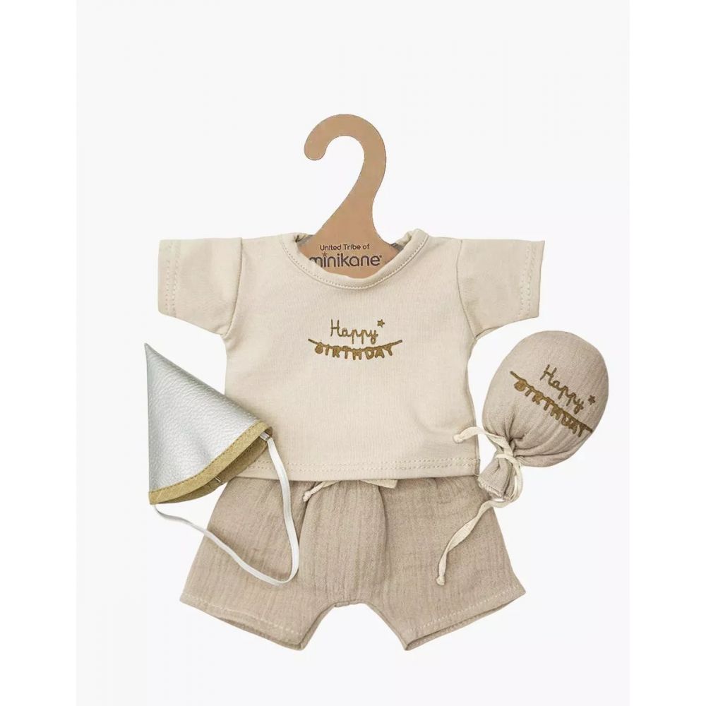 MINIKANE - GORDIS - LES P'TITS DEGUIZ' - ENSEMBLE HAPPY BIRTHDAY GARCON LIN