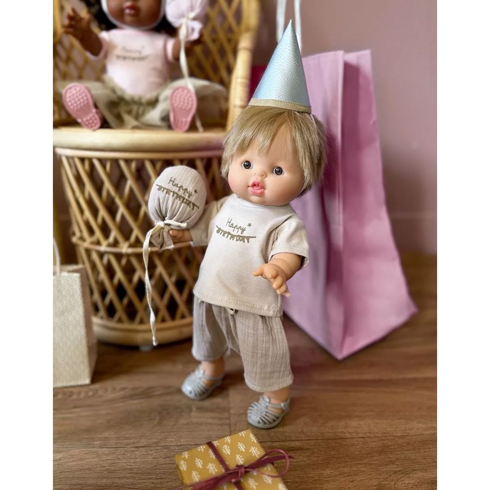 MINIKANE - GORDIS - LES P'TITS DEGUIZ' - ENSEMBLE HAPPY BIRTHDAY GARCON LIN