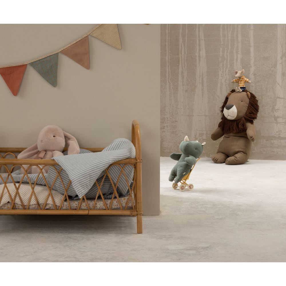 SAFARI FRIENDS, HIPPO, MEDIUM - BLEU GRIS -Maileg