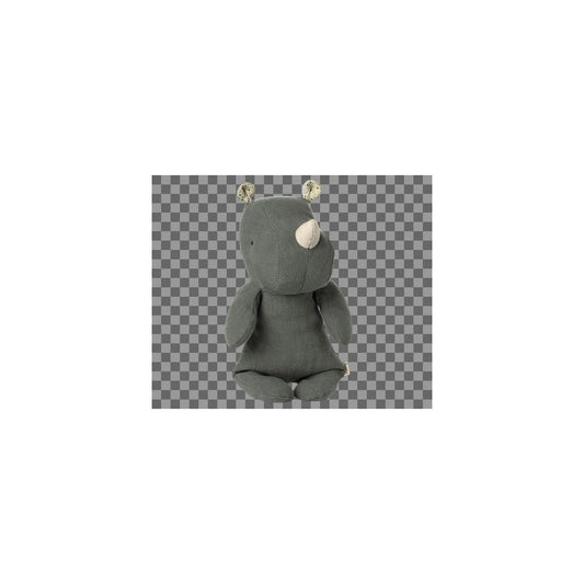 MAILEG - SAFARI FRIENDS, RHINO, SMALL - PINE