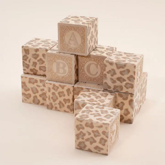 UNCLE GOOSE - BLOCS ALPHABET LEOPARD