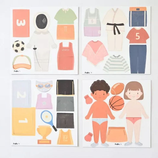 JEU MAGNETIQUE - MES TENUES SPORTIVES -Ferflex