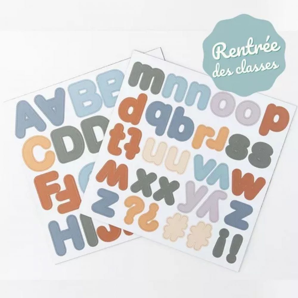 FERFLEX - JEU MAGNETIQUE - 125 LETTRES BLEU CARAMEL