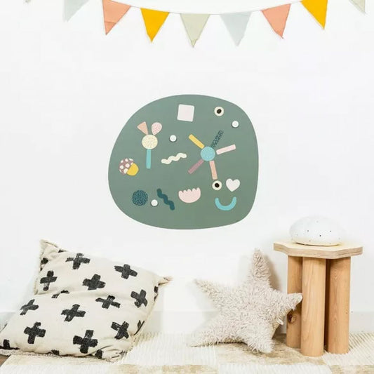JEU MAGNETIQUE - TABLEAU OVOIDE  VERT EMERAUDE -Ferflex