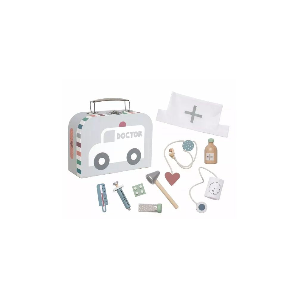 MALETTE DOCTEUR GRISE -Jabadabado
