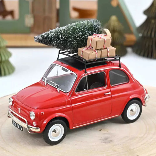 NOREV - FIAT 500 L 1968 ROUGE NOEL 1/18