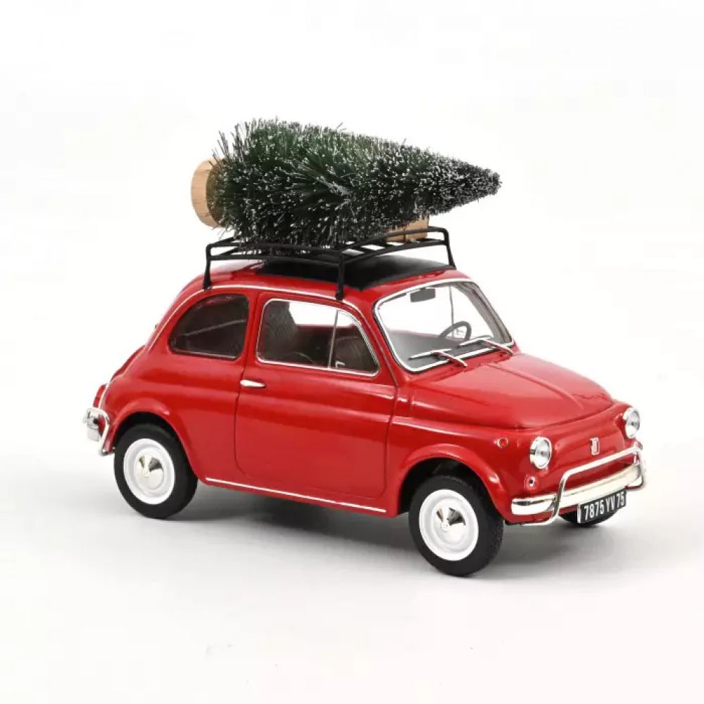 NOREV - FIAT 500 L 1968 ROUGE NOEL 1/18