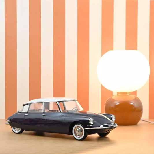 CITROEN DS 19 1955 AUBERGINE ET CHAMPAGNE 1/12 -Norev