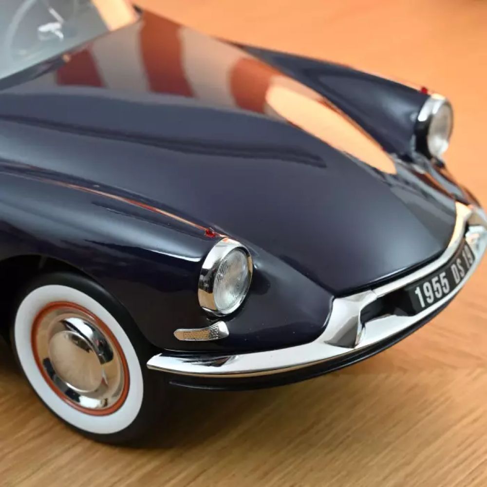 CITROEN DS 19 1955 AUBERGINE ET CHAMPAGNE 1/12 -Norev