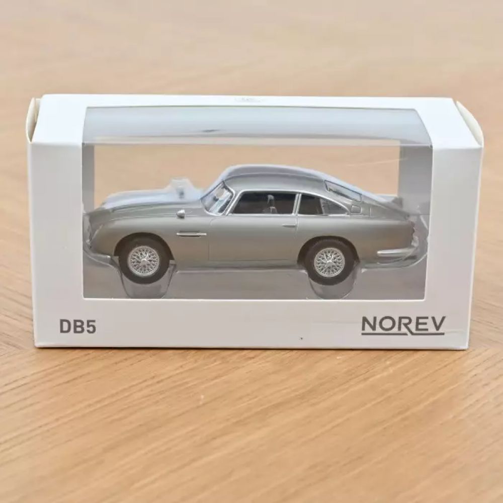 ASTON MARTIN DB5 1963 GRIS BOULEAU ARGENTE 1/43 -Norev