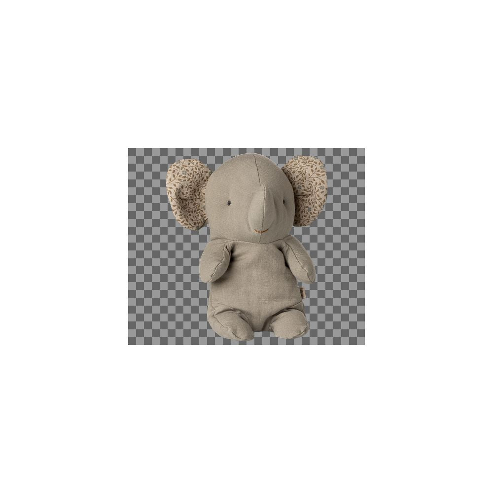 MAILEG - SAFARI FRIENDS, ELEPHANT, SMALL - GRIS ACIER