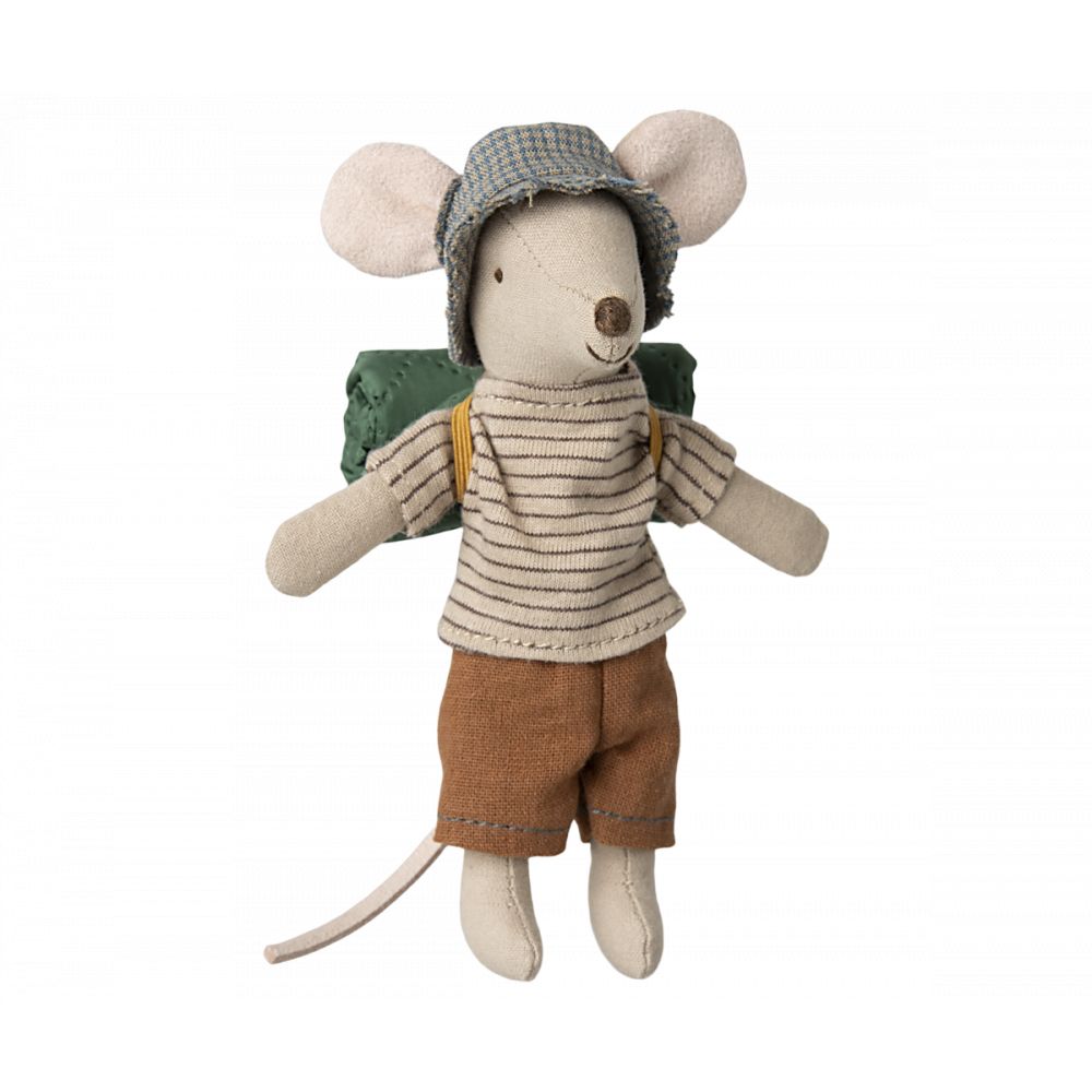 SOURIS RANDONNEE - GRAND FRERE A RAYURES -Maileg