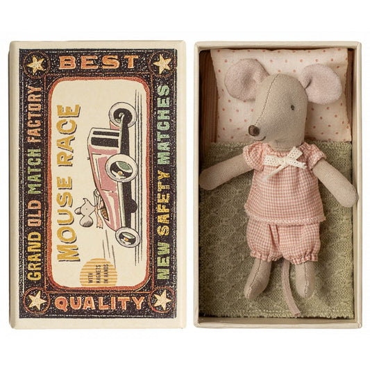 PETITE SOEUR SOURIS DANS SA BOITE ASSORTIE -Maileg