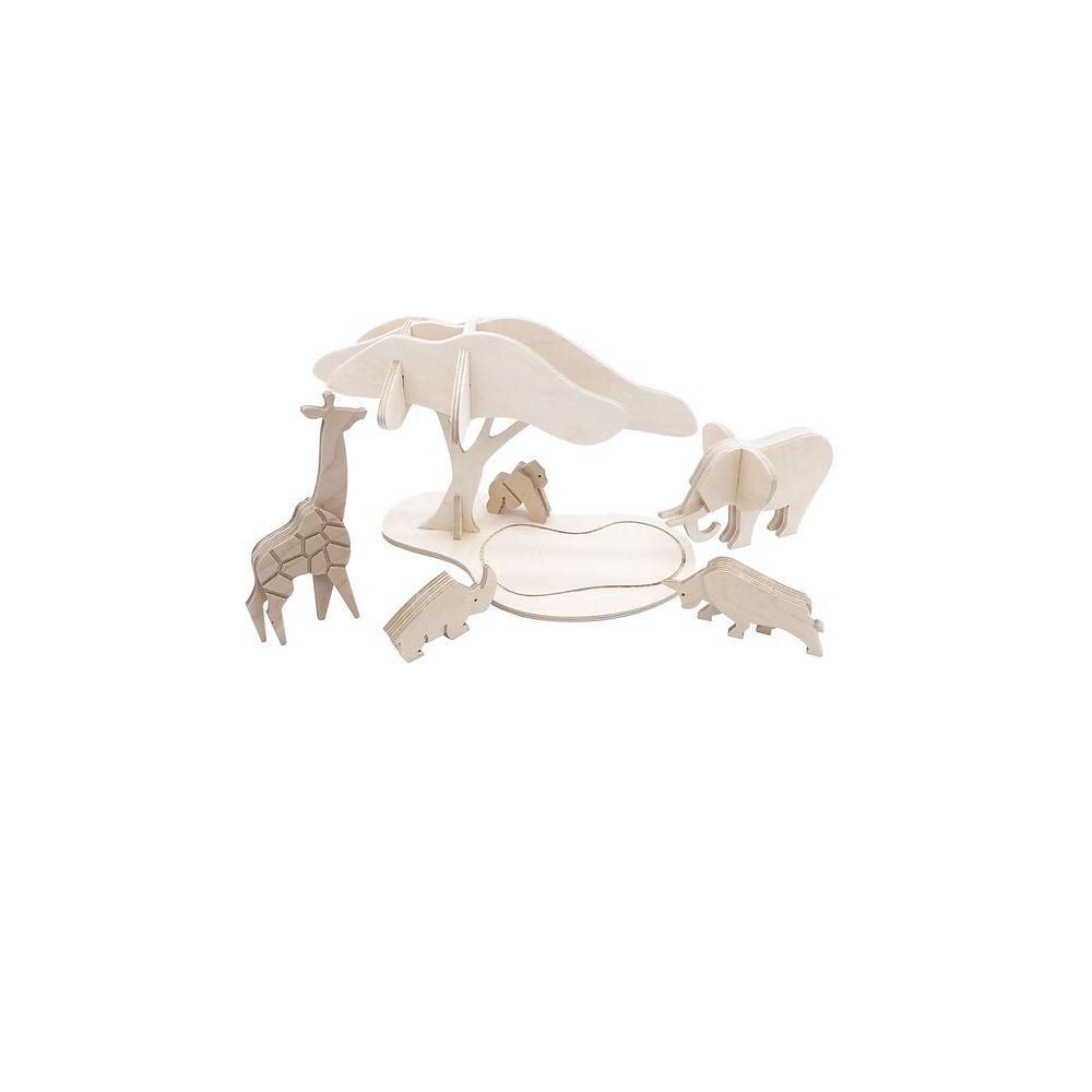 LES ANIMAUX DE LA SAVANE -Manufacture En Famille