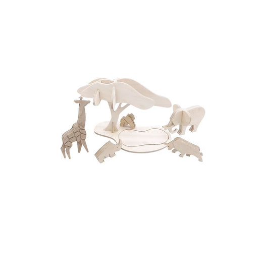 LES ANIMAUX DE LA SAVANE -Manufacture En Famille