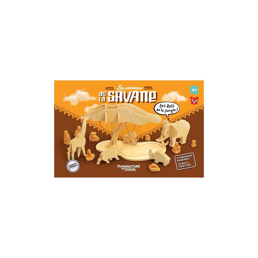 LES ANIMAUX DE LA SAVANE -Manufacture En Famille