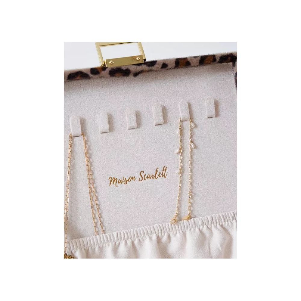 BOITE A BIJOUX ANNE EN LEOPARD -Maison Scarlett