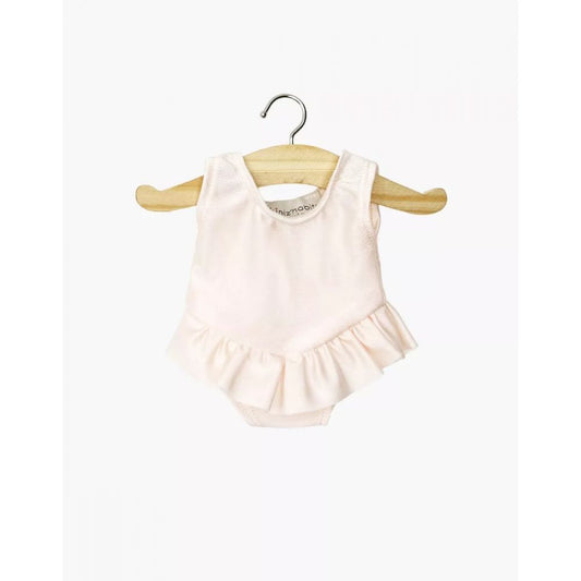 GORDIS - JUSTEAUCORPS A VOLANTS MAIA EN LYCRA ROSE NUDE -Minikane