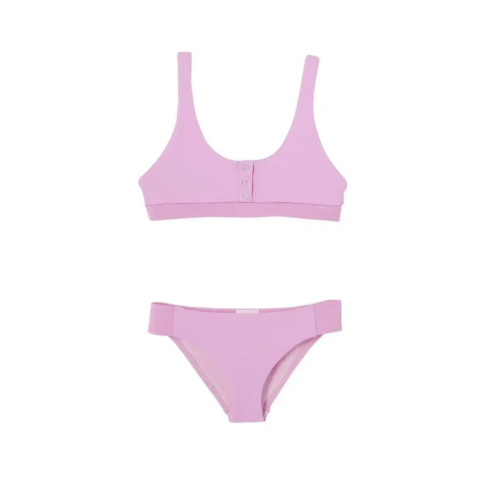 MAILLOT FILLE 2 PIECES ACAPULCO ANTI UV - LILAS -Lison Paris