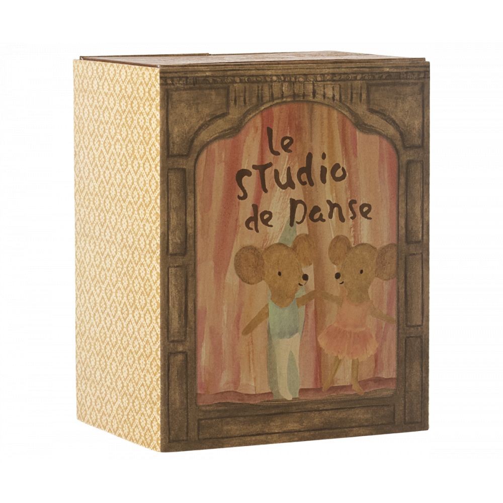 STUDIO DE DANSE AVEC PETITE SOEUR ET PETIT FRERE SOURIS -Maileg